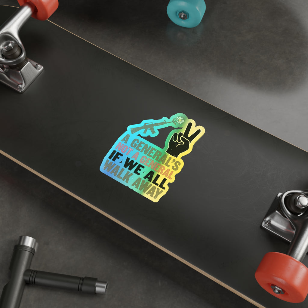 Shootin Daisies—Holographic Sticker