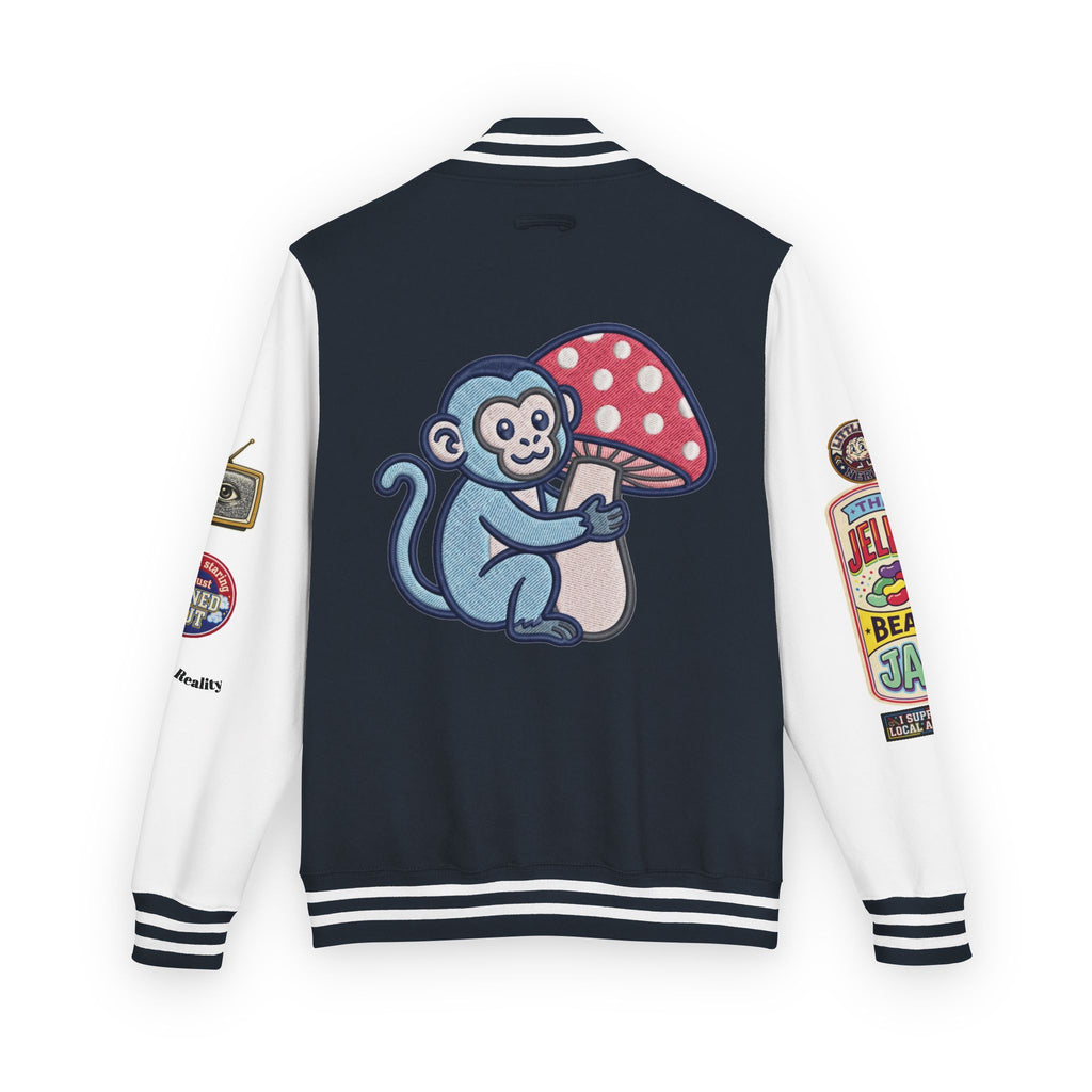 Jellie Bean—Retro Patch Letterman Jacket