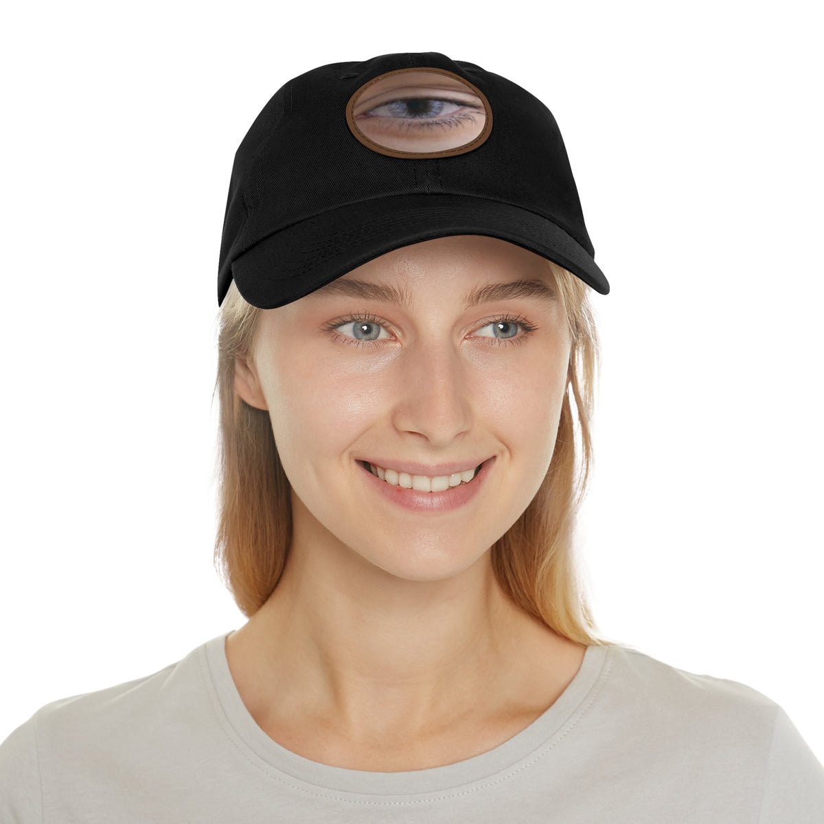 Daydream Eye #1 (Blue Skies) | Novelty Leather-Patch Cap
