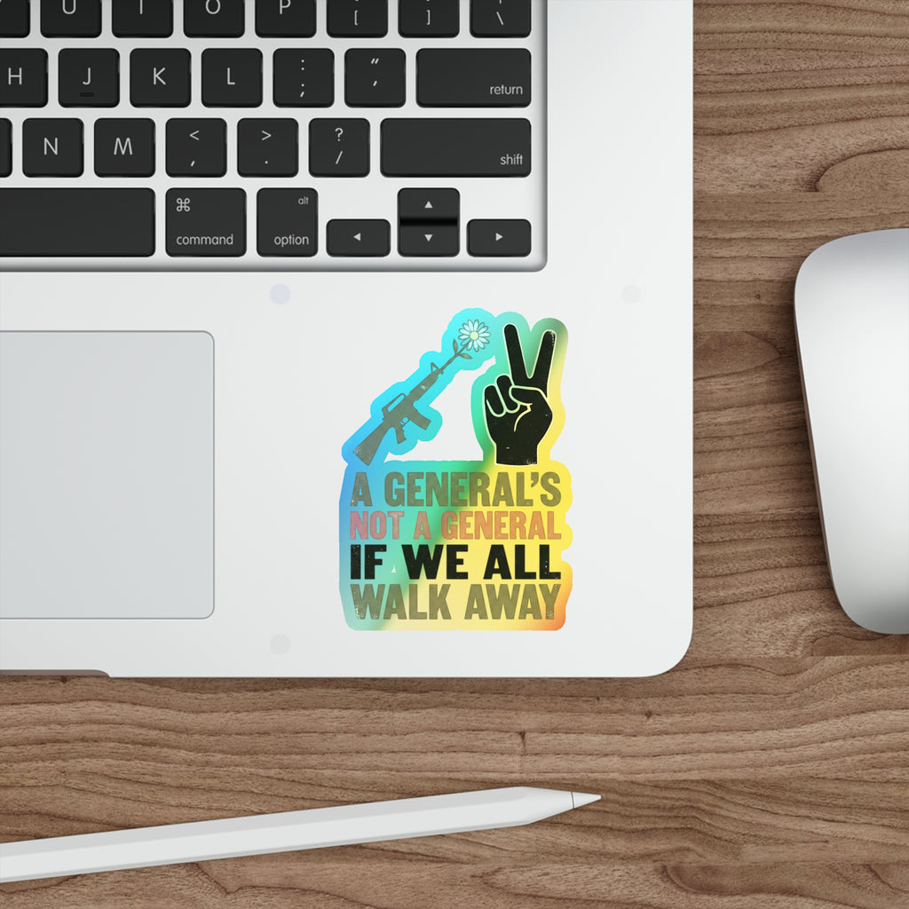 Shootin Daisies—Holographic Sticker