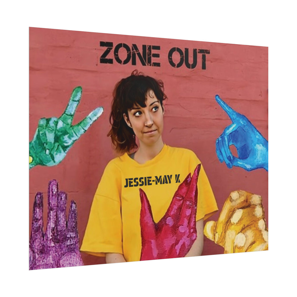 Zone Out Album Art-Poster