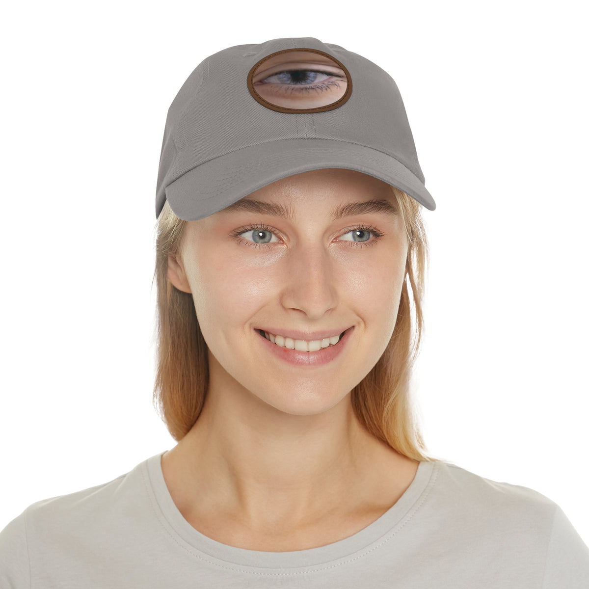 Daydream Eye #1 (Blue Skies) | Novelty Leather-Patch Cap