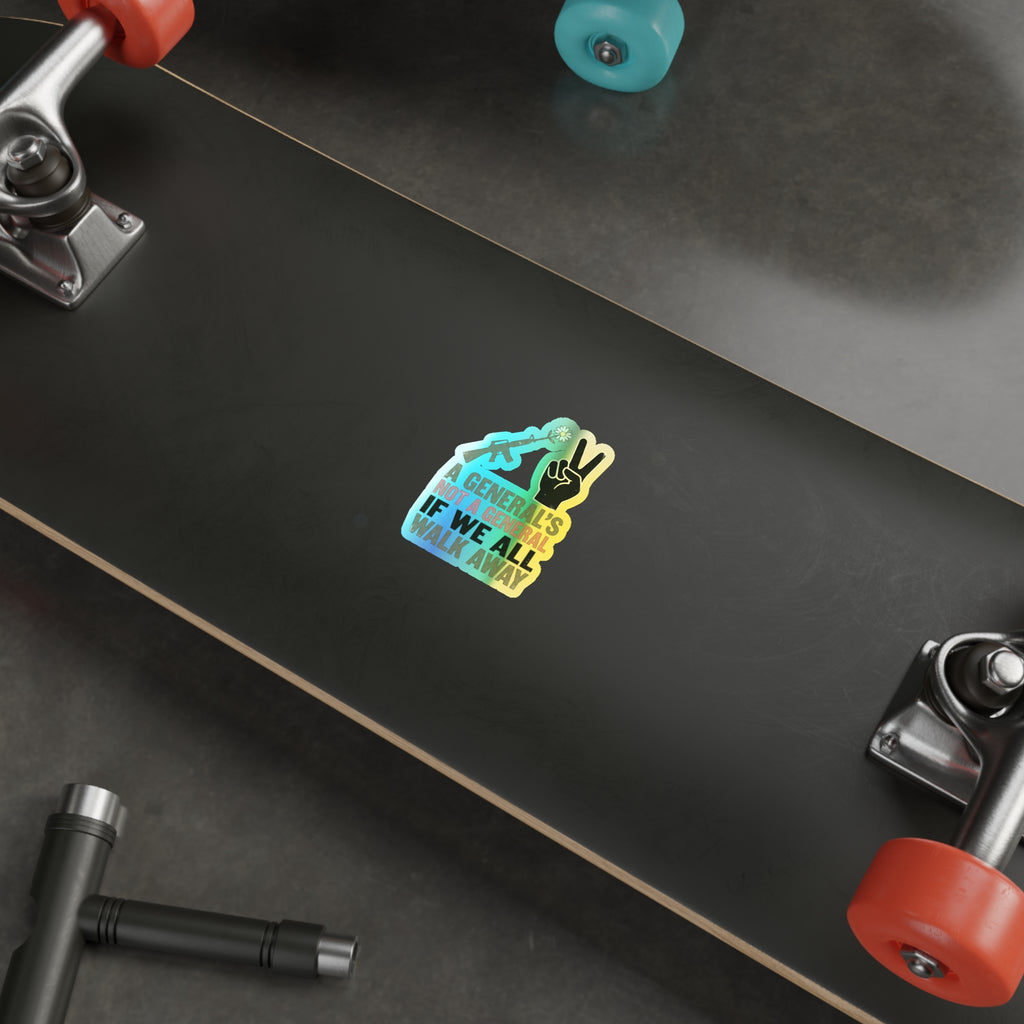 Shootin Daisies—Holographic Sticker