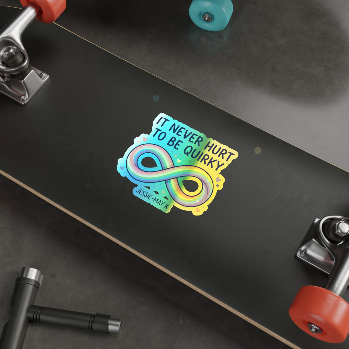 Quirky — Holographic Sticker