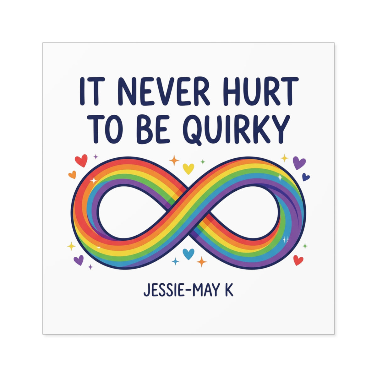 Quirky — Square Sticker