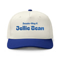 'Jellie' Bean | Embroidered Vintage Sweets Cap (Blue & White)