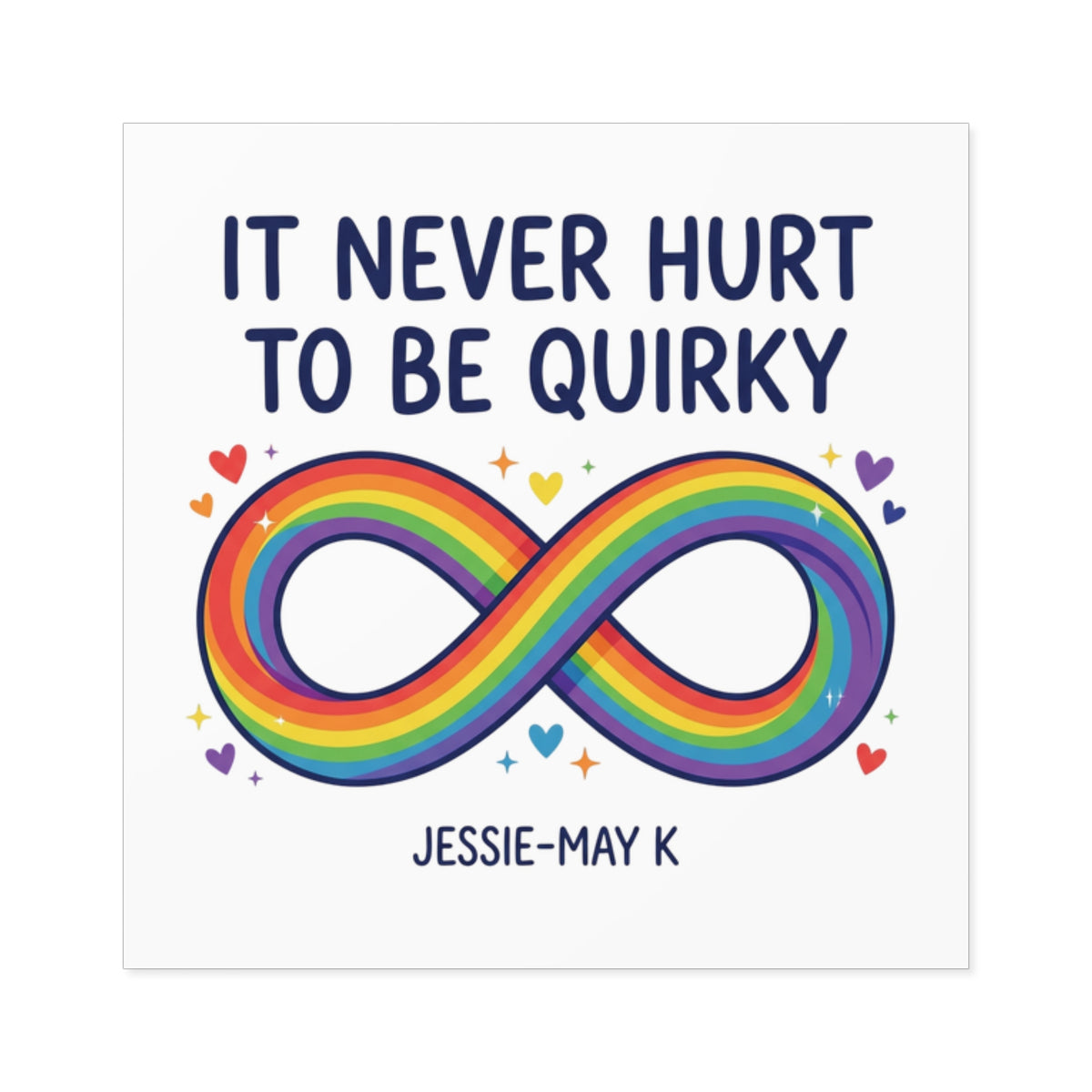 Quirky — Square Sticker