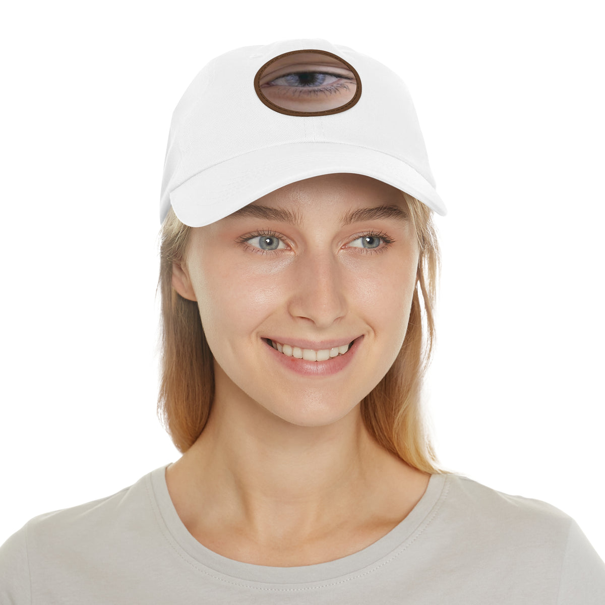 Daydream Eye #1 (Blue Skies) | Novelty Leather-Patch Cap