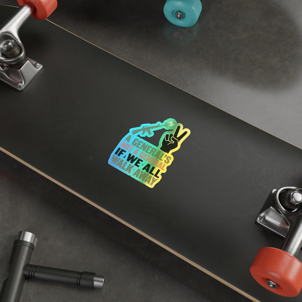 Shootin Daisies—Holographic Sticker