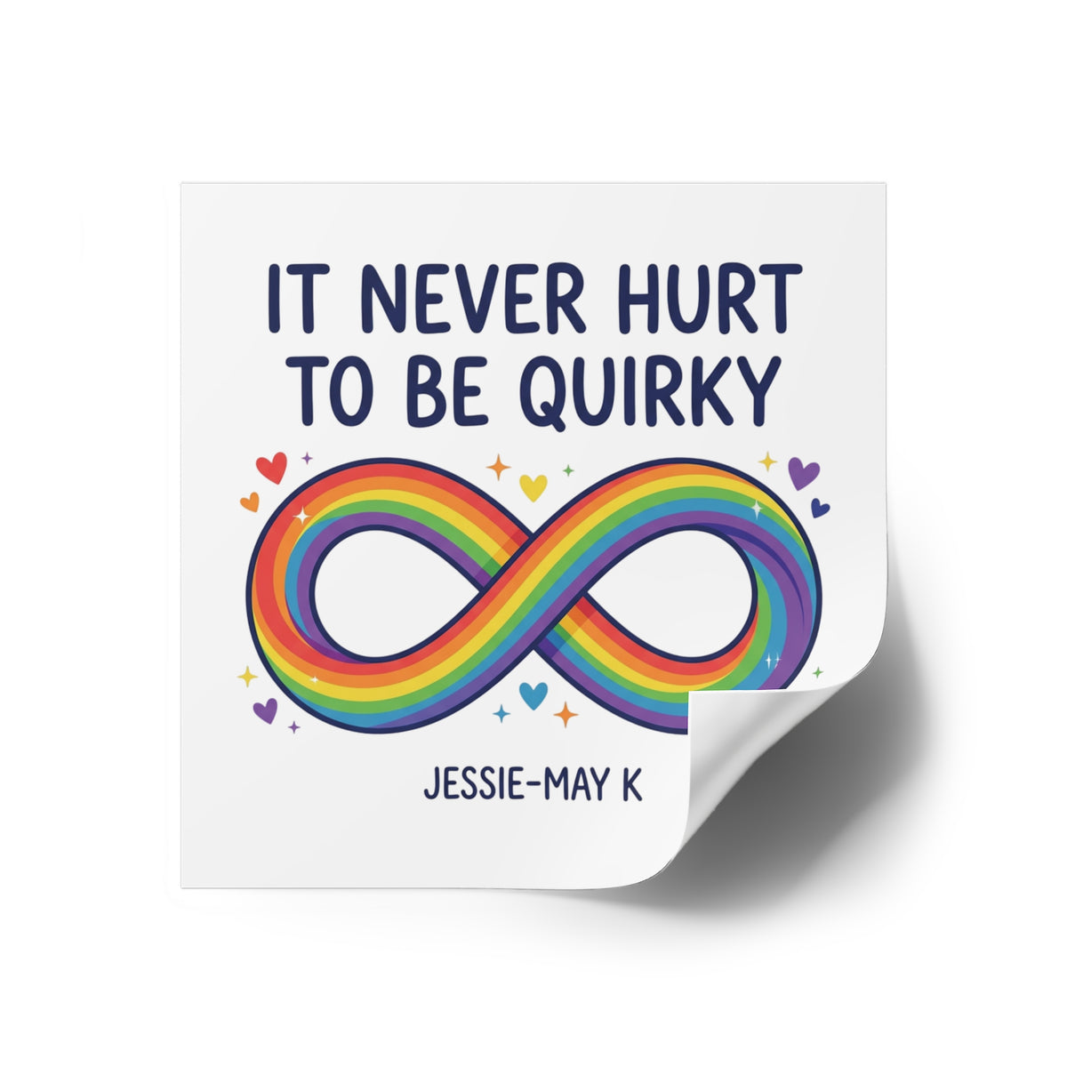 Quirky — Square Sticker