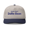 'Jellie' Bean | Embroidered Vintage Sweets Cap (Purple & Grey)