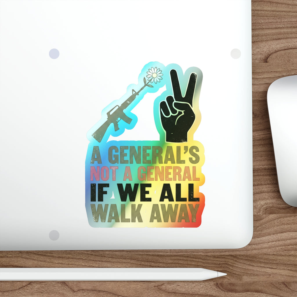 Shootin Daisies—Holographic Sticker