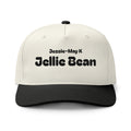 'Jellie' Bean | Embroidered Vintage Sweets Cap (Black & White)