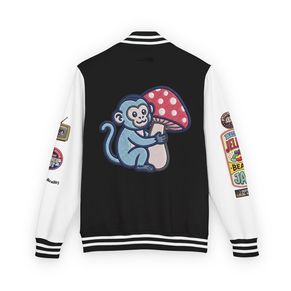 Jellie Bean—Retro Patch Letterman Jacket