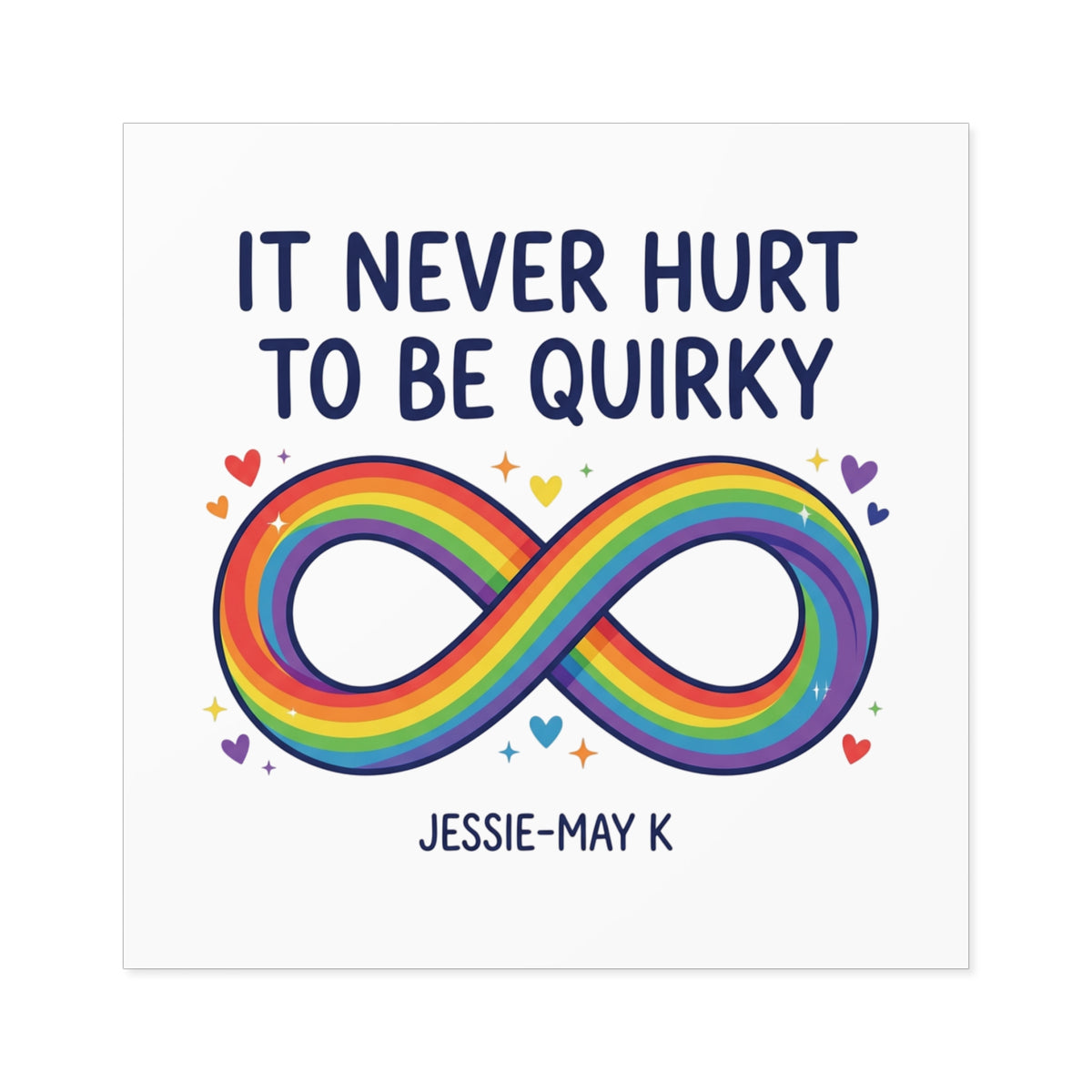Quirky — Square Sticker