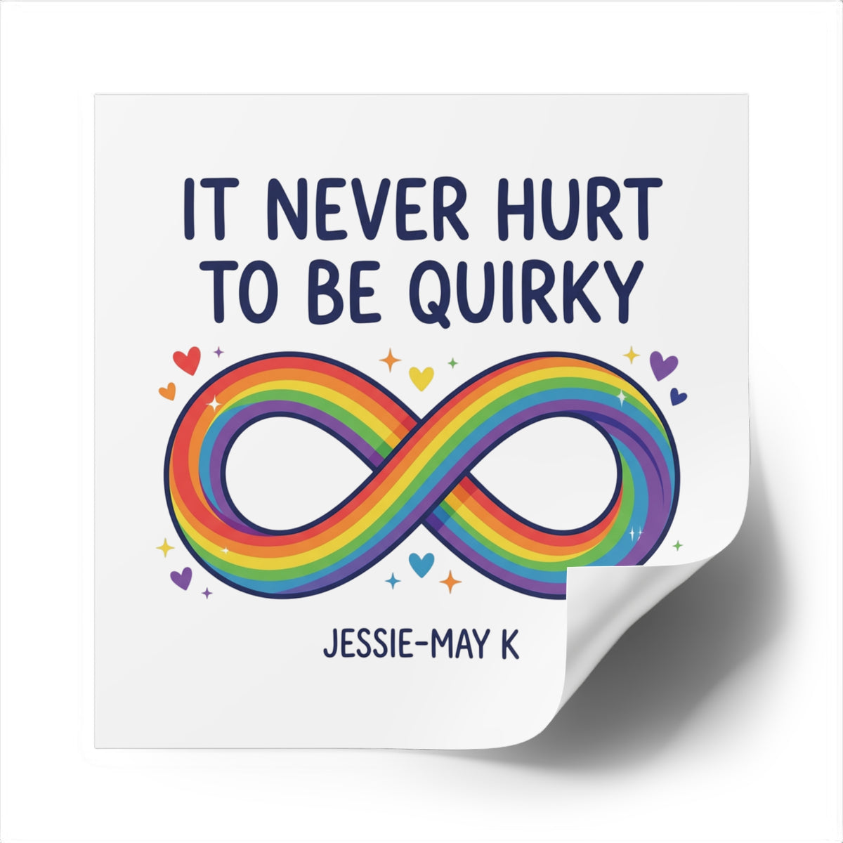 Quirky — Square Sticker
