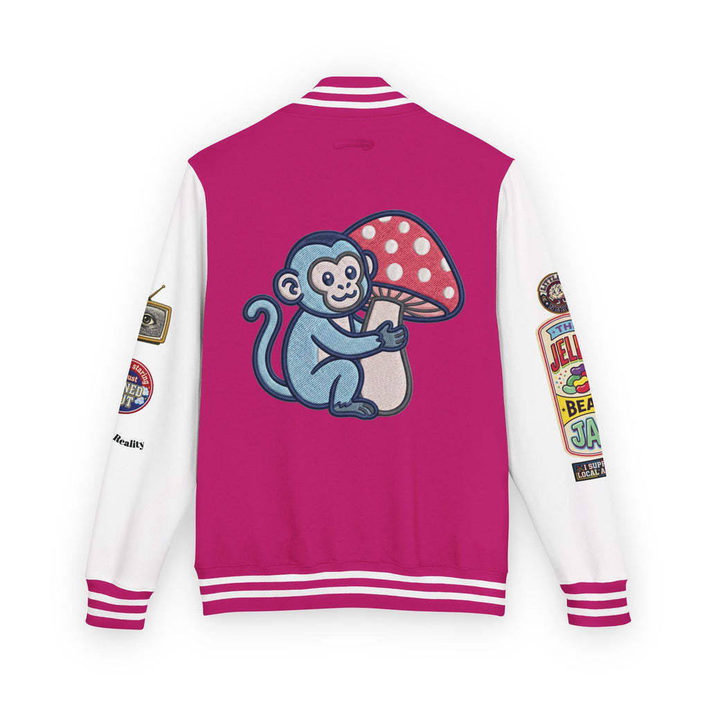 Jellie Bean—Retro Patch Letterman Jacket