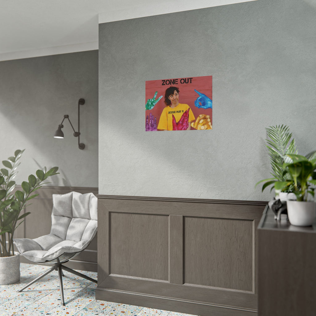 Zone Out Album Art-Poster
